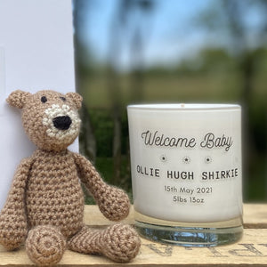 Personalised Baby Candle