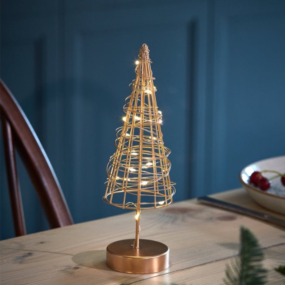 LED Table Tree - Gold