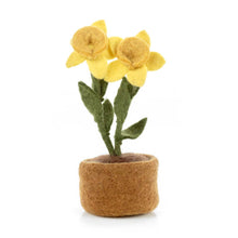 Load image into Gallery viewer, Handmade Felt Springtime Daffodils Standing Decoration - 15% off automatically applied at checkout