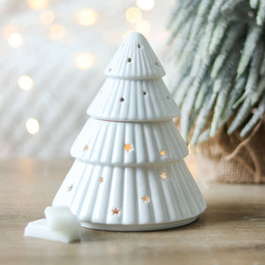 White Christmas Tree Wax Melter